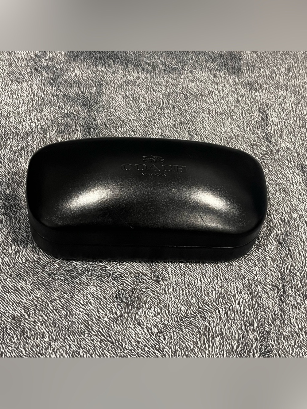 Coach New York eyeglasses/sunglasses clamshell black hard case ( CASE ONLY )
